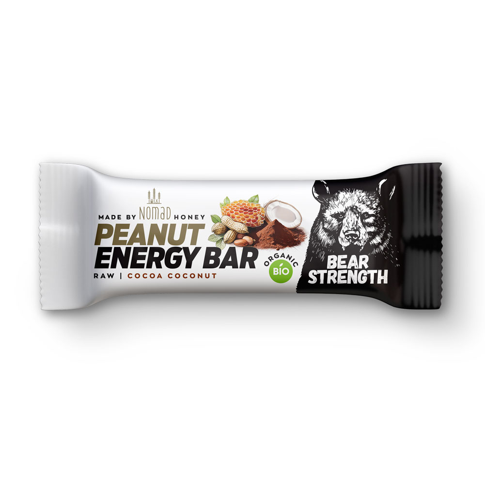 Organic PEANUT Energy BAR - COCOA COCONUT 